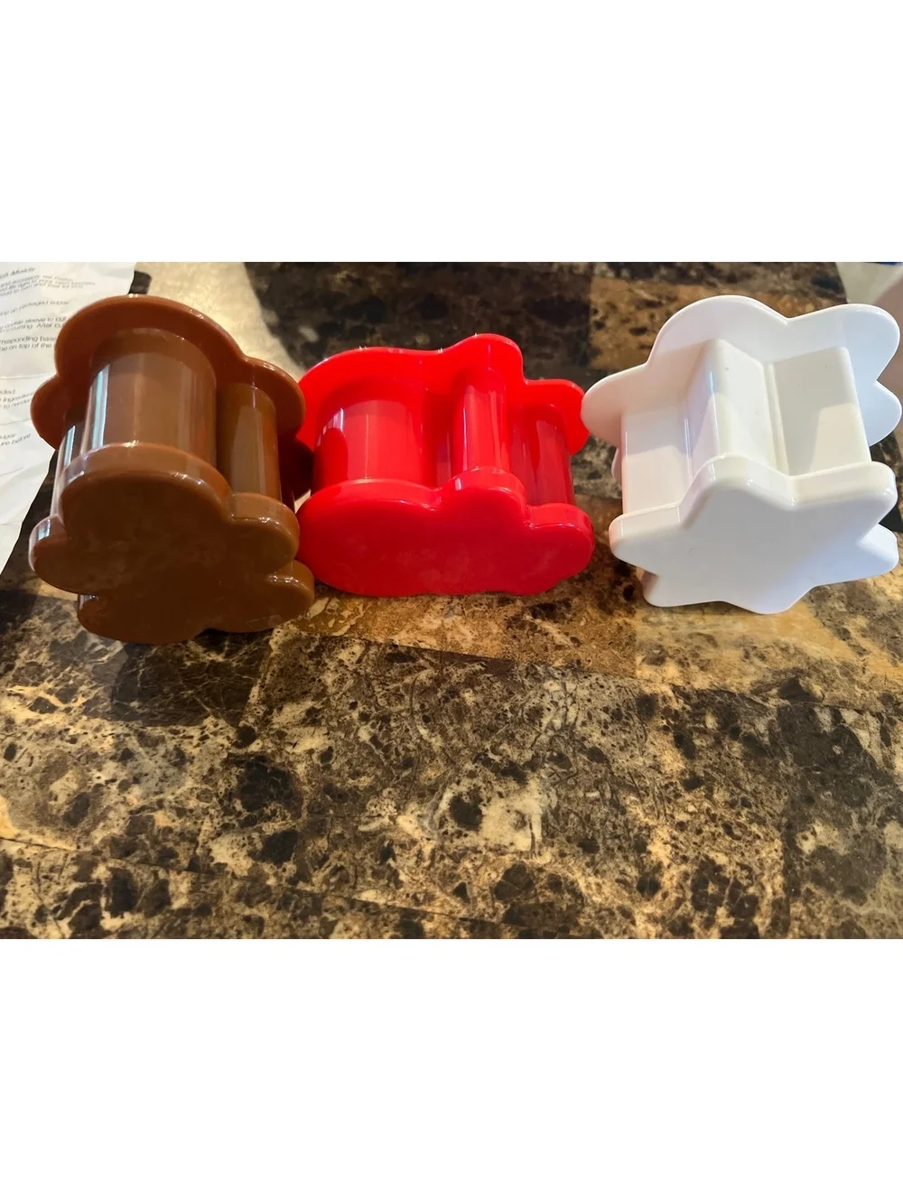 Tovolo Ice Cream Sandwich Molds - Gingerbread Man, Snowman, and Snowflake Shapes
